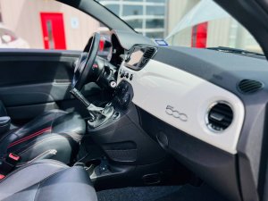 FIAT 500 Short Shifter Kit + Gear Shift Knob Combo - MADNESS Adjustable Shifter + MegaWeight Black Shift Knob 